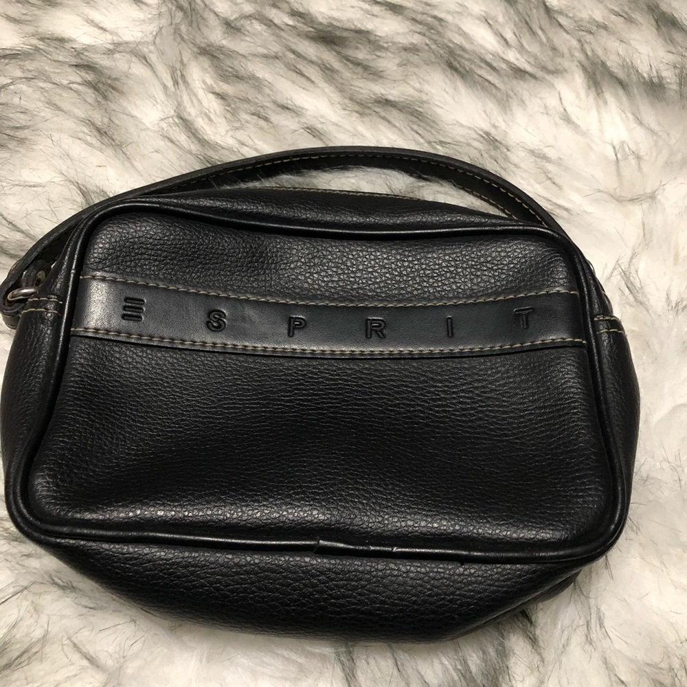 Esprit Black Leather Handbag